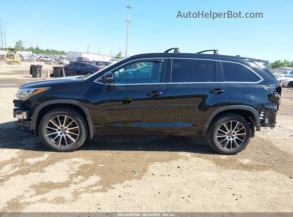 5TDJZRFH2JS553825 2018 TOYOTA HIGHLANDER Black 