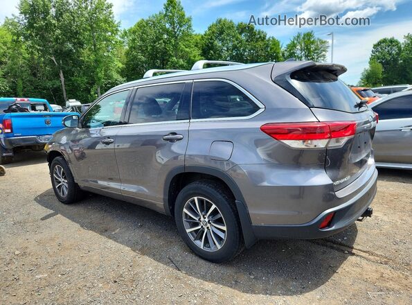 5TDJZRFH2JS848164 2018 TOYOTA HIGHLANDER Silver Rear left