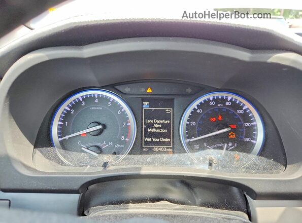 5TDJZRFH2JS848164 2018 TOYOTA HIGHLANDER Silver Instrument cluster view