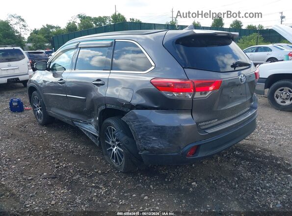 5TDJZRFH3HS455512 2017 TOYOTA HIGHLANDER Серый Задняя левая четверть