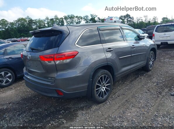 5TDJZRFH3HS455512 2017 TOYOTA HIGHLANDER Серый Задняя правая четверть