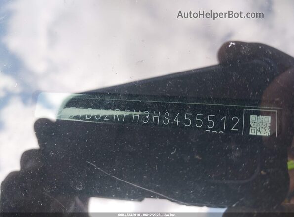 5TDJZRFH3HS455512 2017 TOYOTA HIGHLANDER Серый 