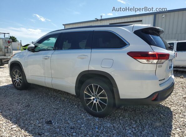 5TDJZRFH3HS478983 2017 TOYOTA HIGHLANDER White Հետևի ձախ