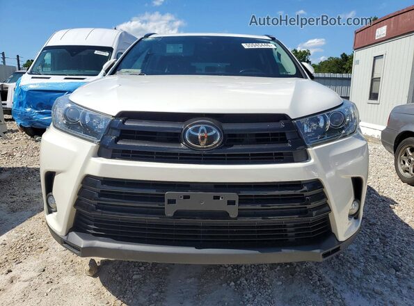 5TDJZRFH3HS478983 2017 TOYOTA HIGHLANDER White Դիմացի տեսք