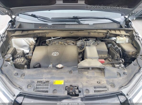 5TDJZRFH3JS540792 2018 TOYOTA HIGHLANDER Серебряный Вид сзади