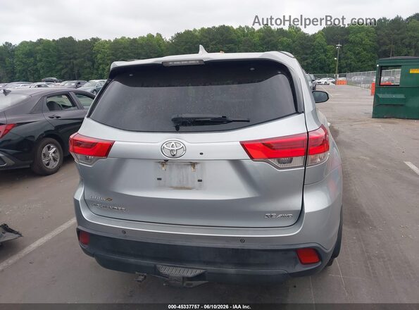 5TDJZRFH3JS540792 2018 TOYOTA HIGHLANDER Серебряный 