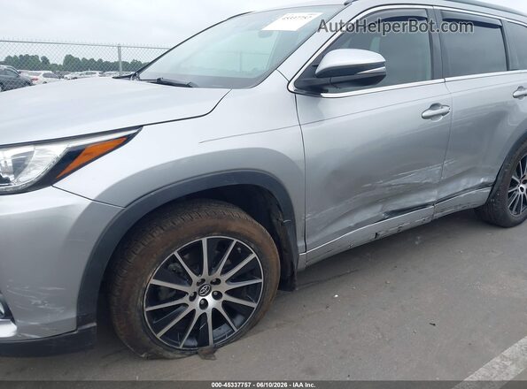 5TDJZRFH3JS540792 2018 TOYOTA HIGHLANDER Серебряный 