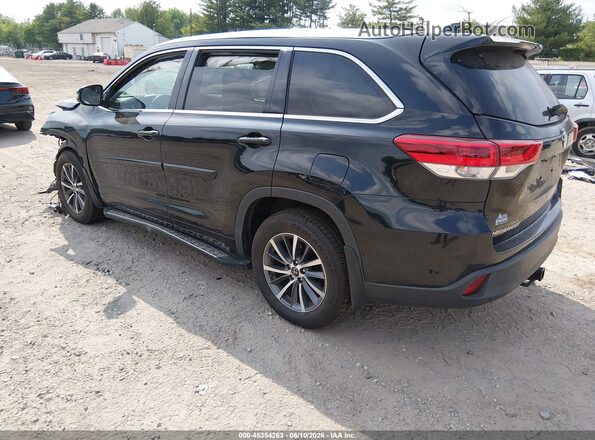 5TDJZRFH3JS835097 2018 TOYOTA HIGHLANDER Black Задня ліва чверть