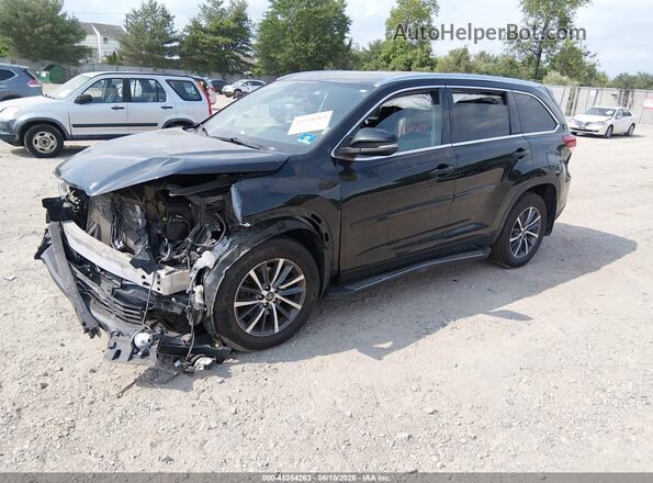 5TDJZRFH3JS835097 2018 TOYOTA HIGHLANDER Black Передня ліва чверть