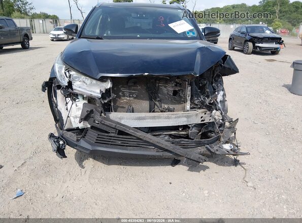 5TDJZRFH3JS835097 2018 TOYOTA HIGHLANDER Black Вид спереду