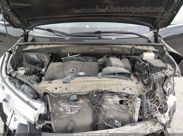 5TDJZRFH3JS835097 2018 TOYOTA HIGHLANDER Black Вид ззаду