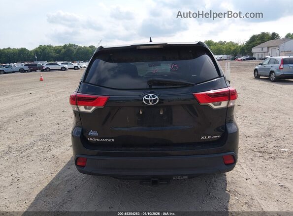 5TDJZRFH3JS835097 2018 TOYOTA HIGHLANDER Black 