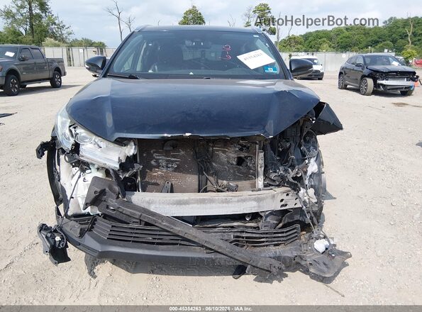 5TDJZRFH3JS835097 2018 TOYOTA HIGHLANDER Black Вид щитка приладів