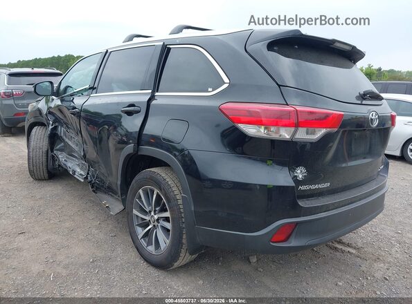 5TDJZRFH3JS859481 2018 TOYOTA HIGHLANDER Black Задня ліва чверть