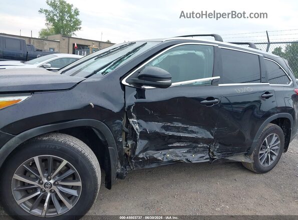 5TDJZRFH3JS859481 2018 TOYOTA HIGHLANDER Black Вид спереду
