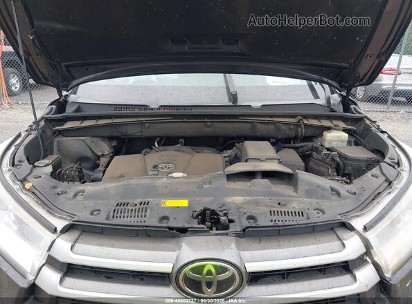 5TDJZRFH3JS859481 2018 TOYOTA HIGHLANDER Black Вид ззаду