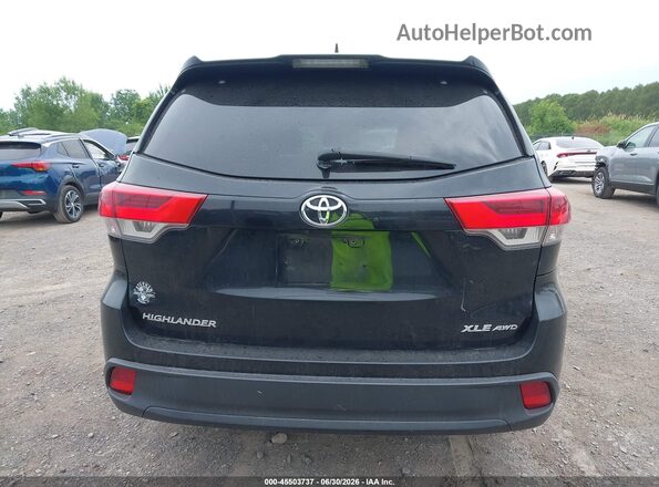 5TDJZRFH3JS859481 2018 TOYOTA HIGHLANDER Black 