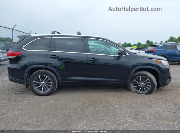 5TDJZRFH3JS859481 2018 TOYOTA HIGHLANDER Black Вид задньої частини салону
