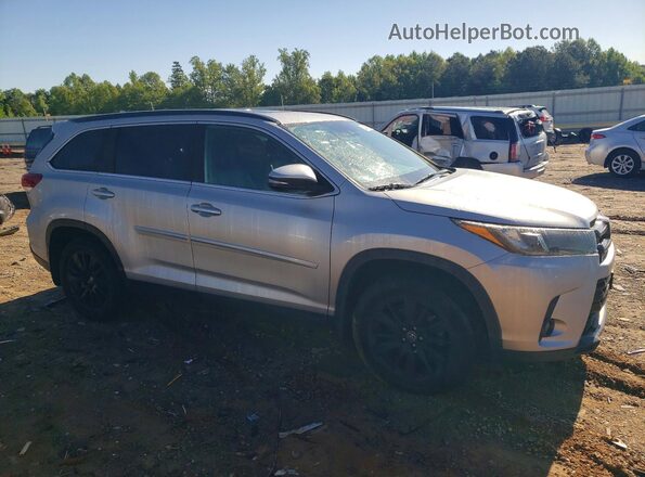 5TDJZRFH3KS567220 2019 TOYOTA HIGHLANDER Silver 