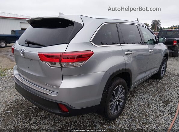 5TDJZRFH4HS413205 2017 TOYOTA HIGHLANDER Silver Հետևի աջ