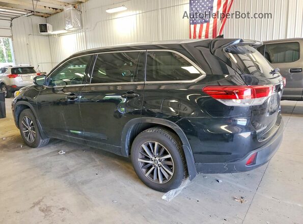 5TDJZRFH4JS527050 2018 TOYOTA HIGHLANDER Black Trasero izquierdo