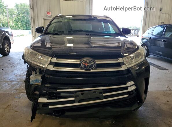5TDJZRFH4JS527050 2018 TOYOTA HIGHLANDER Black Vista frontal
