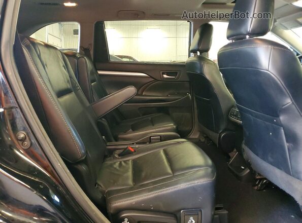 5TDJZRFH4JS527050 2018 TOYOTA HIGHLANDER Black Vista interior trasera