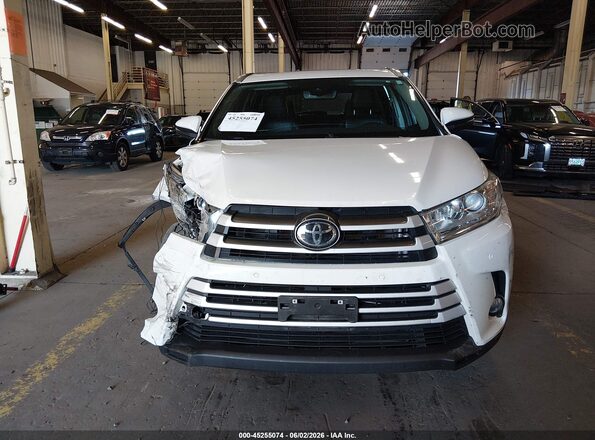 5TDJZRFH4JS529820 2018 TOYOTA HIGHLANDER White Instrument cluster view