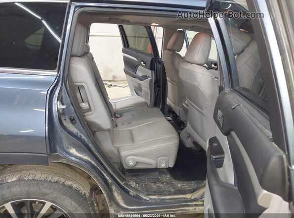 5TDJZRFH4JS801895 2018 TOYOTA HIGHLANDER Blue Vista de la etiqueta del VIN