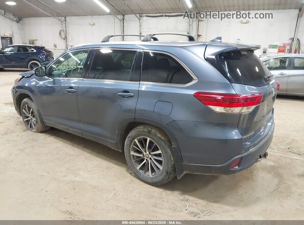 5TDJZRFH4JS801895 2018 TOYOTA HIGHLANDER Blue Trasero izquierdo