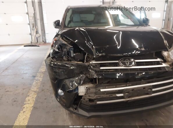 5TDJZRFH4JS843967 2018 TOYOTA HIGHLANDER Black Вид спереду