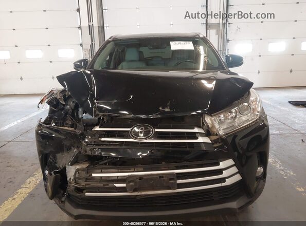 5TDJZRFH4JS843967 2018 TOYOTA HIGHLANDER Black Вид щитка приладів