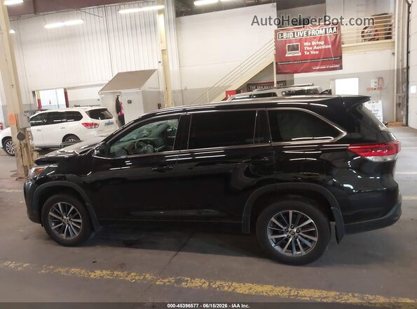 5TDJZRFH4JS843967 2018 TOYOTA HIGHLANDER Black Панорамний вид салону 360°
