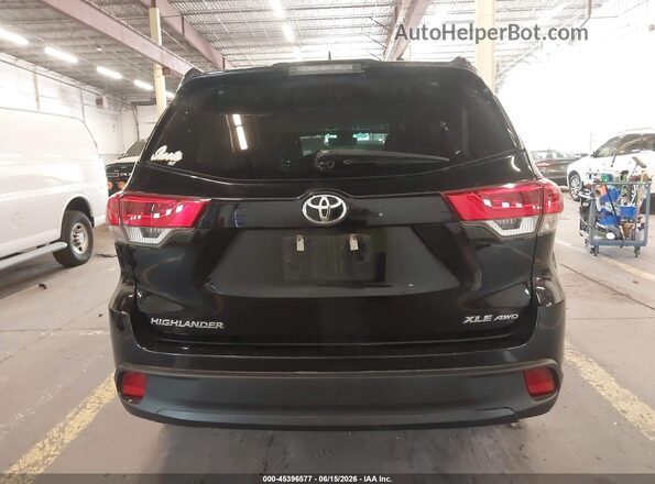 5TDJZRFH4JS843967 2018 TOYOTA HIGHLANDER Black 