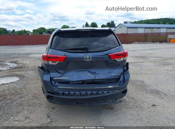 5TDJZRFH4JS865869 2018 TOYOTA HIGHLANDER Blue 