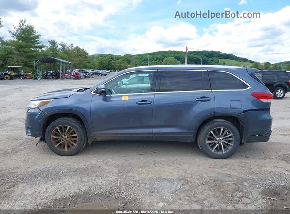 5TDJZRFH4JS865869 2018 TOYOTA HIGHLANDER Blue Vista interior de 360 grados