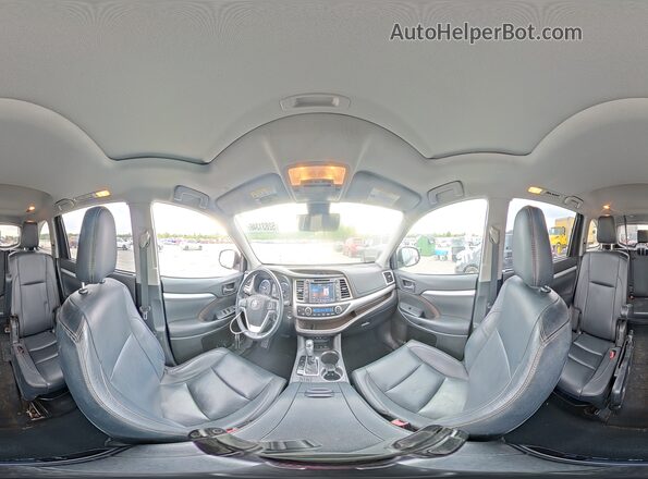 5TDJZRFH4KS572040 2019 TOYOTA HIGHLANDER Белый Панорамный вид салона 360°