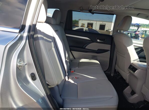 5TDJZRFH4KS605313 2019 TOYOTA HIGHLANDER Silver VIN კოდის სტიკერის ხედი
