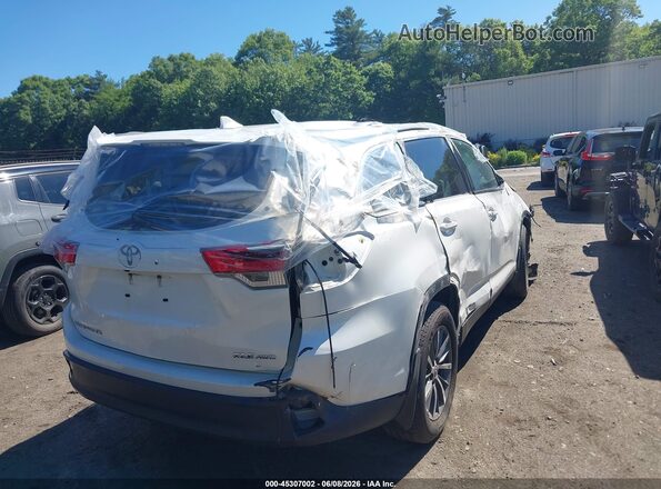 5TDJZRFH4KS614416 2019 TOYOTA HIGHLANDER White Հետևի աջ