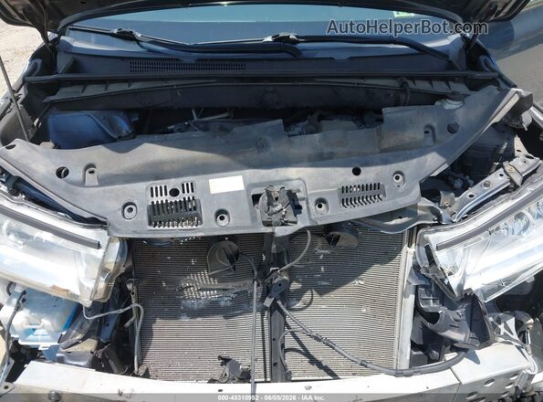 5TDJZRFH4KS747077 2019 TOYOTA HIGHLANDER Gray Вид ззаду