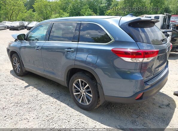 5TDJZRFH4KS747077 2019 TOYOTA HIGHLANDER Gray Задня ліва чверть