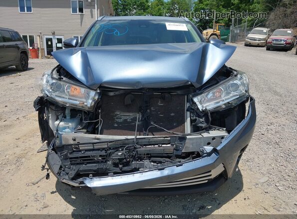 5TDJZRFH4KS747077 2019 TOYOTA HIGHLANDER Gray Вид щитка приладів