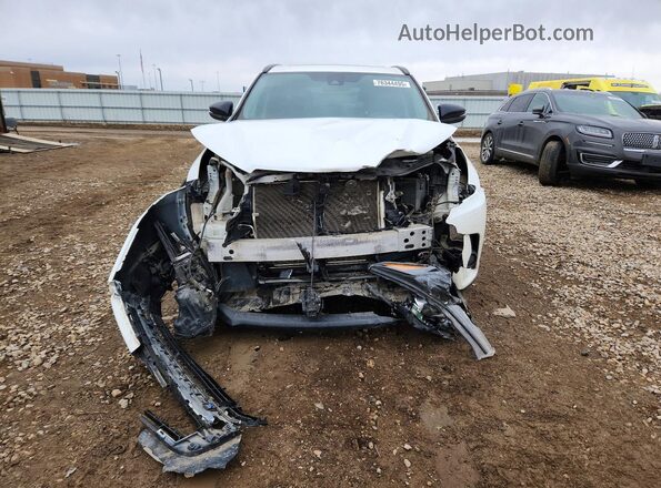 5TDJZRFH4KS970185 2019 TOYOTA HIGHLANDER White წინა ხედი