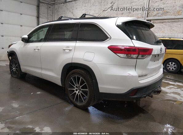 5TDJZRFH5HS361101 2017 TOYOTA HIGHLANDER White Задня ліва чверть
