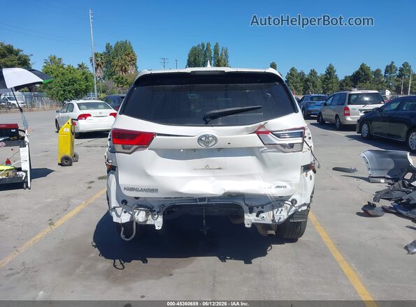 5TDJZRFH5HS394891 2017 TOYOTA HIGHLANDER White 