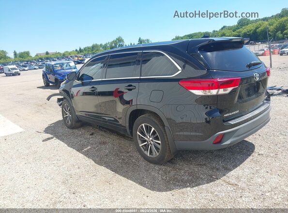 5TDJZRFH5HS397807 2017 TOYOTA HIGHLANDER Black Tył lewy