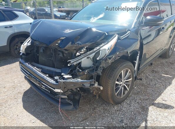5TDJZRFH5HS397807 2017 TOYOTA HIGHLANDER Black Widok z przodu