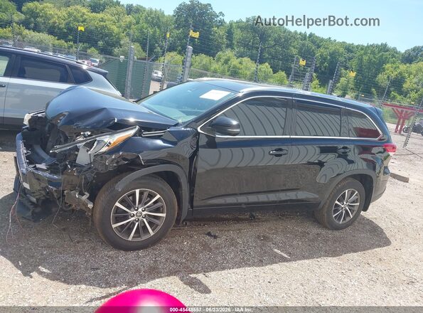 5TDJZRFH5HS397807 2017 TOYOTA HIGHLANDER Black Widok wnętrza 360 stopni