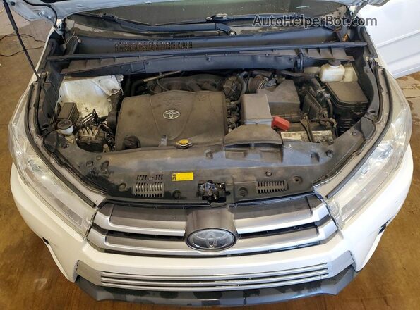 5TDJZRFH5HS509084 2017 TOYOTA HIGHLANDER White Вид підкапотного простору