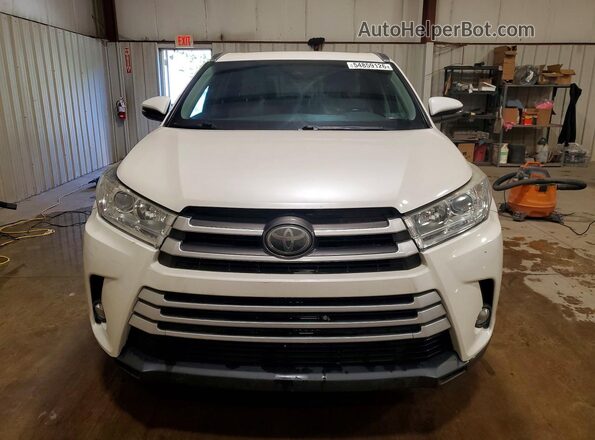 5TDJZRFH5HS509084 2017 TOYOTA HIGHLANDER White Вид спереду
